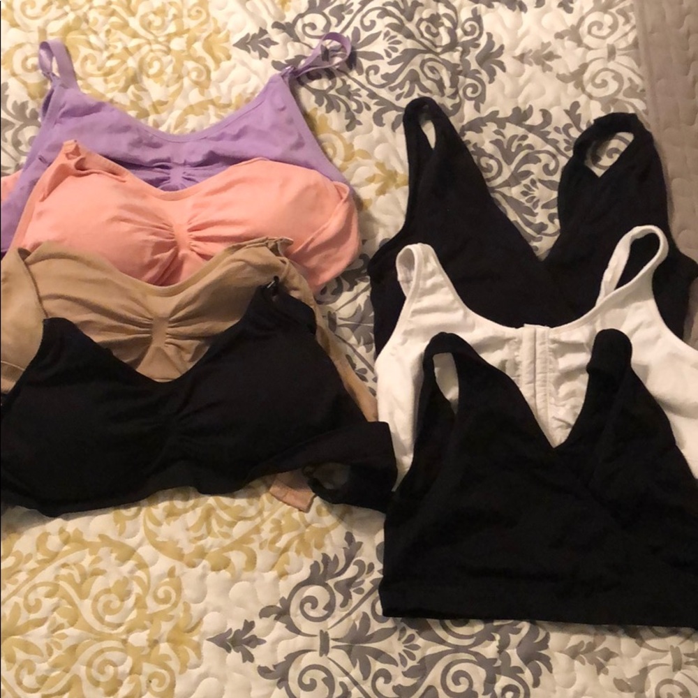 Nursing bras - set of 7